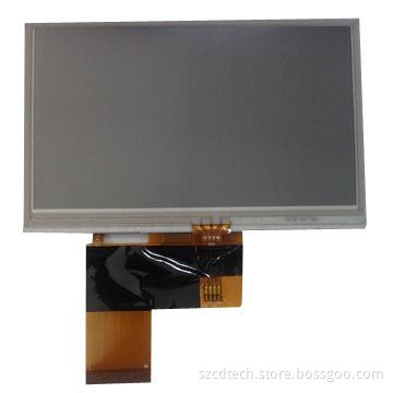 4.3-inch TFT LCD Module with 480 x 272 Pixels, 10-piece LED Backlight, RGB Interface, High Luminance